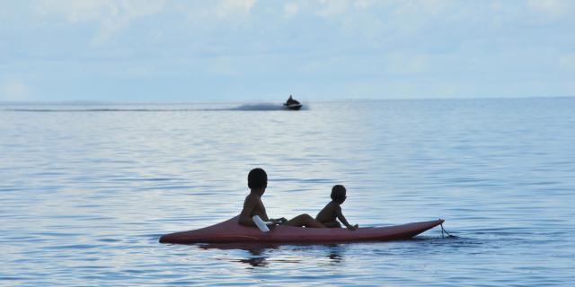 ballade en kayac sur Musicale plage