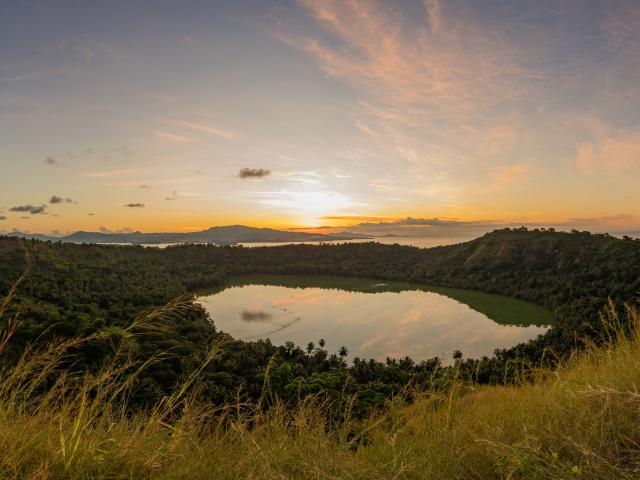 Mayotte Lac Dziani Sunset Coucher De Soleil Nature Panorama 3 Original Min