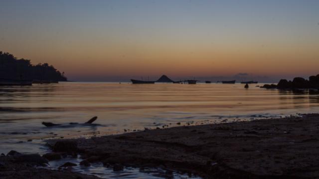 Sunset Mayotte Chiconi Ilot Sada Barque 0362 Original