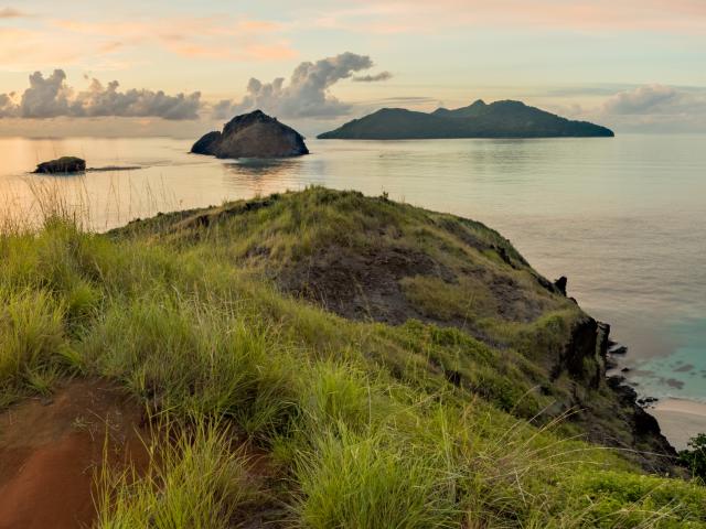 Point de vue sur les îlots Choizil depuis M'tsamboro