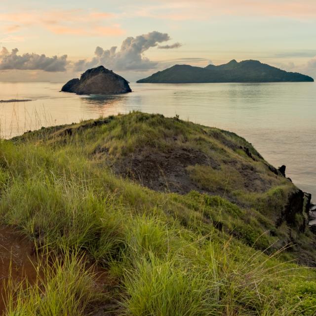 Point de vue sur les îlots Choizil depuis M'tsamboro