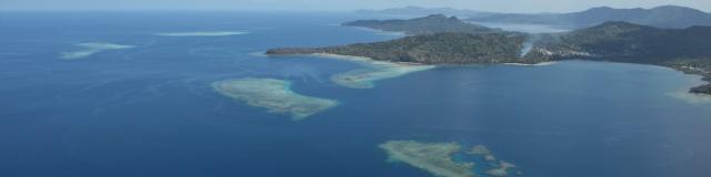 aerien, pointe Ngouja, lagon,