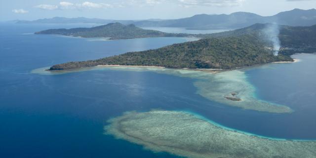 aerien, pointe Ngouja, lagon, baie de Kani, Baie de Mzouazia,