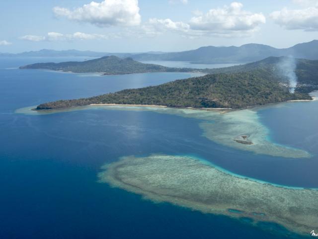 aerien, pointe Ngouja, lagon, baie de Kani, Baie de Mzouazia,