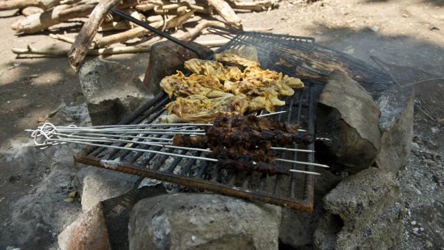 Musical Plage, brochettes, poulet,