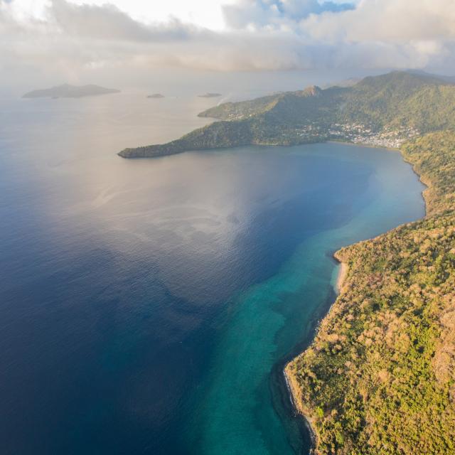 Le Nord De Mayotte vu depuis le ciel