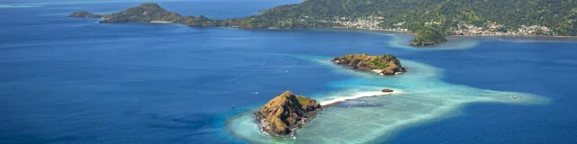 Îles Choazil dans le lagon de Mayotte.